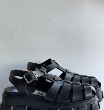 Prada Monolith Sandal Shoe New Size Uk 8 Us 9 875