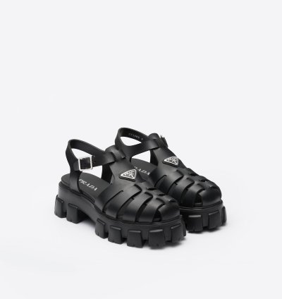 Prada Monolith Sandal Shoe New Size Uk 8 Us 9 875