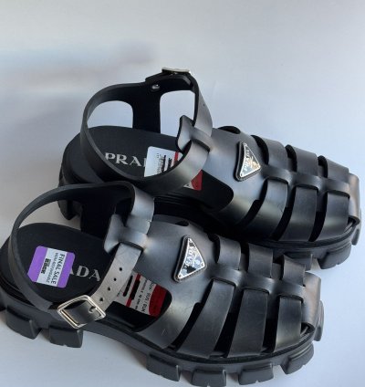 Prada Monolith Sandal Shoe New Size Uk 8 Us 9 875