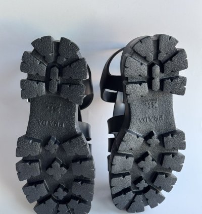 Prada Monolith Sandal Shoe New Size Uk 8 Us 9 875