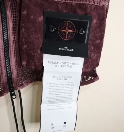 Stone Island Ripstop Vest Burgundy