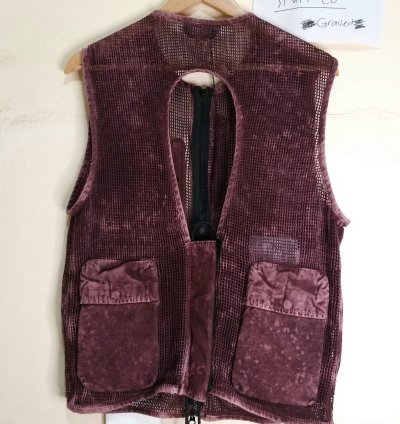 Stone Island Ripstop Vest Burgundy