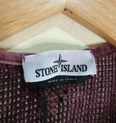 Stone Island Ripstop Vest Burgundy