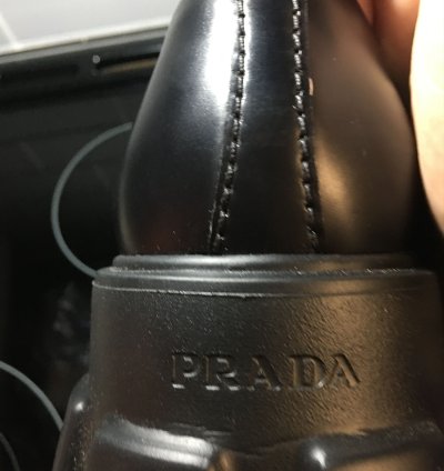 Prada Monolith Slip On Shoes