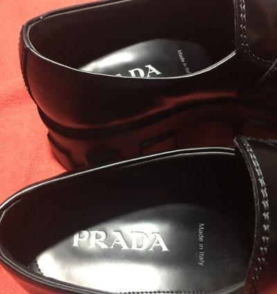 Prada Monolith Slip On Shoes