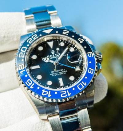 Rolex Gmt-master Ii 2023 Batman On Oyster Bracelet