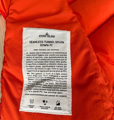 Stone Island Seamless Tunnel Nylon Down-tc