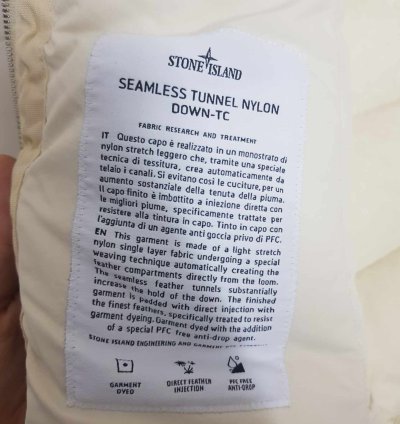 Stone Island Seamless Tunnel Nylon Down-tc Vest