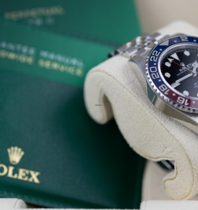 Rolex Gmt-master Ii 2023 Gmt Master Ii Stainless Steel Jubilee Bracelet Pepsi 126710blro