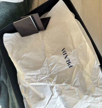 Prada Monolith Triangle Logo Loafers