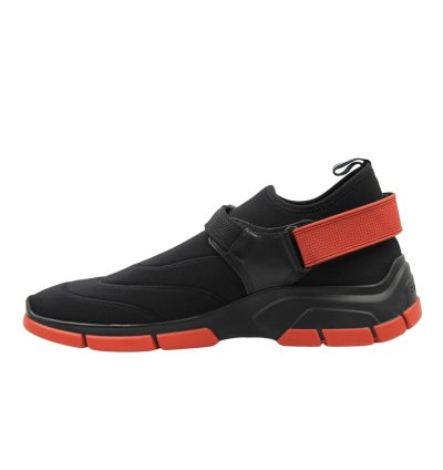 Prada Neoprene Buckle Sneakers