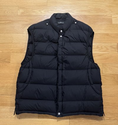 Stone Island Shadow Project Black Puffer Gilet Down Jacket