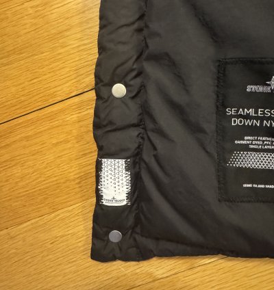 Stone Island Shadow Project Black Puffer Gilet Down Jacket