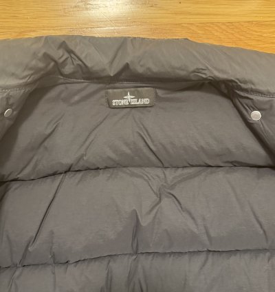 Stone Island Shadow Project Black Puffer Gilet Down Jacket