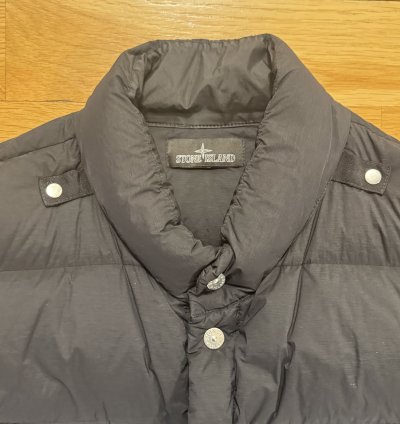 Stone Island Shadow Project Black Puffer Gilet Down Jacket