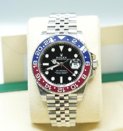 Rolex Gmt-master Ii 2025 Gmt-master Ii Pepsi Jubilee Bracelet Unworn Full Set Box Papers 126710blro