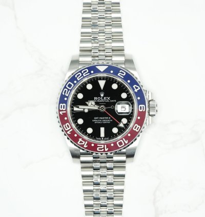 Rolex Gmt-master Ii 2025 Gmt-master Ii Pepsi Jubilee Bracelet Unworn Full Set Box Papers 126710blro