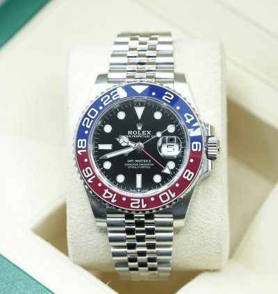 Rolex Gmt-master Ii 2025 Gmt-master Ii Pepsi Jubilee Bracelet Unworn Full Set Box Papers 126710blro