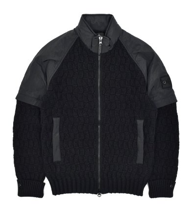 Stone Island Shadow Project Convertible Knitted Jacket