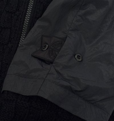 Stone Island Shadow Project Convertible Knitted Jacket