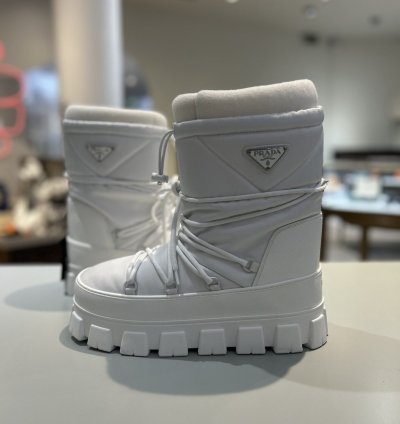 Prada Nylon Padded Snow Boots