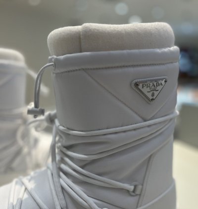 Prada Nylon Padded Snow Boots
