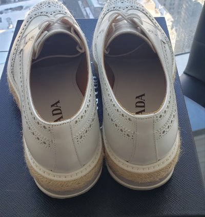 Prada Oversole Wingtip Creepers