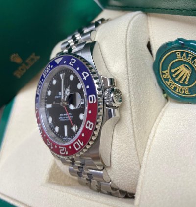 Rolex Gmt-master Ii 40mm Pepsi Steel Jubilee 126710blro New 2024