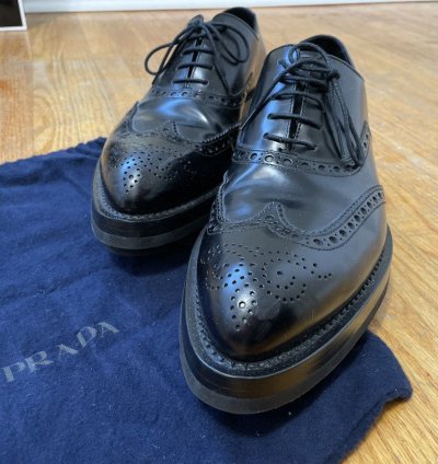 Prada Oxford Shoes - Shark Tooth Soles
