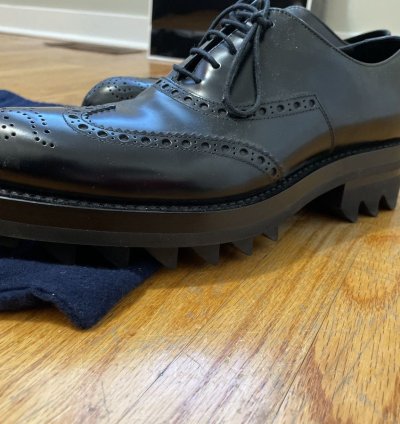 Prada Oxford Shoes - Shark Tooth Soles