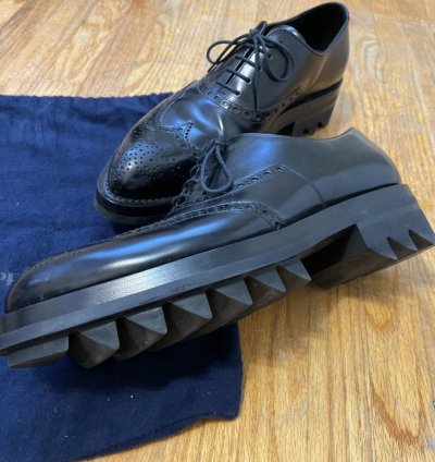 Prada Oxford Shoes - Shark Tooth Soles