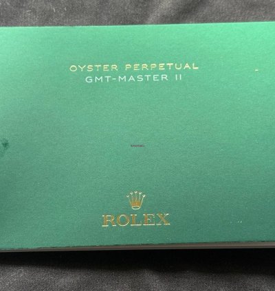 Rolex Gmt-master Ii Batman Full Set Full Stickered German Aus 07 2020