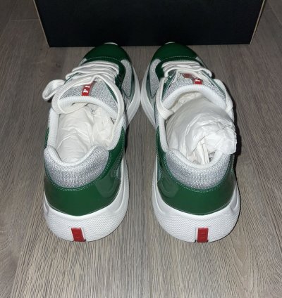 Prada Patent Green America Cups - Bnwt