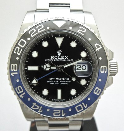 Rolex Gmt-master Ii Batman Nos Full Stickers 116710blnr
