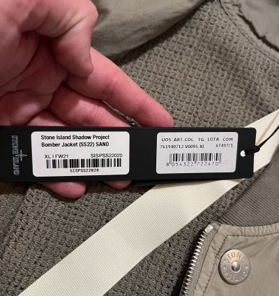 Stone Island Shadow Project Hd Pelle Ovo Cotton-tc Jacket