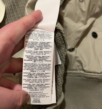 Stone Island Shadow Project Hd Pelle Ovo Cotton-tc Jacket