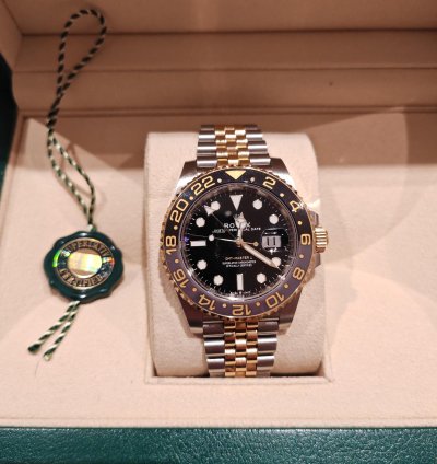 Rolex Gmt-master Ii Black 2023 Full Set Neuwertiger Zustand Frankfurt Wempe Gekauft
