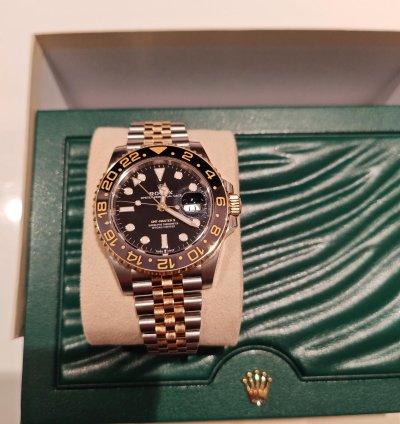 Rolex Gmt-master Ii Black 2023 Full Set Neuwertiger Zustand Frankfurt Wempe Gekauft