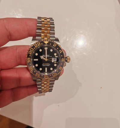 Rolex Gmt-master Ii Black 2023 Full Set Neuwertiger Zustand Frankfurt Wempe Gekauft