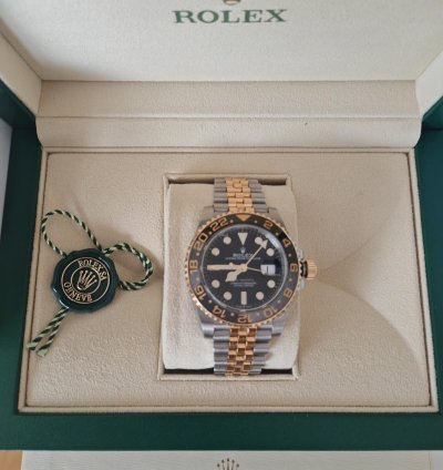Rolex Gmt-master Ii Black 2023 Full Set Neuwertiger Zustand Frankfurt Wempe Gekauft