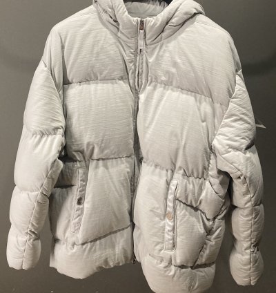 Stone Island Shadow Project Hooded Down-padded Jacket White
