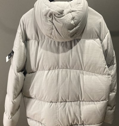 Stone Island Shadow Project Hooded Down-padded Jacket White