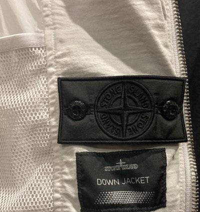 Stone Island Shadow Project Hooded Down-padded Jacket White