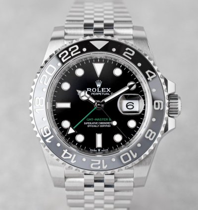 Rolex Gmt-master Ii Bruce Wayne Like New 09 24 Jubilee Full Set 126710grnr