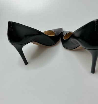 Prada Pointed Toe Pump Heels Black 85mm Women Eu 36 Us 6