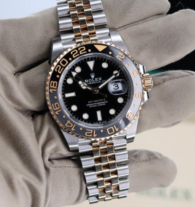 Rolex Gmt-master Ii Bumblebee 2025 Complete Set Zombie Two Tone 40mm Steel Gold 126713 Grnr