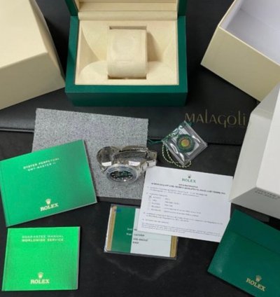 Rolex Gmt-master Ii Ceramica Black New Nos Nuovo Italia Pellicole Full Set
