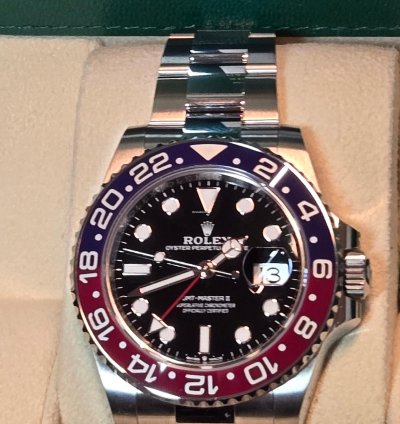 Rolex Gmt-master Ii Full Set Dicembre 2024 Mai Indossato
