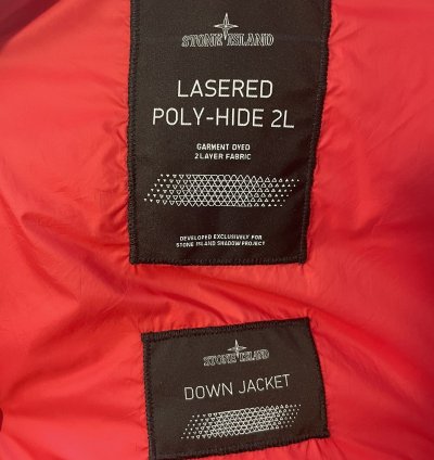 Stone Island Shadow Project Lasered Poly-hide Down Jacket
