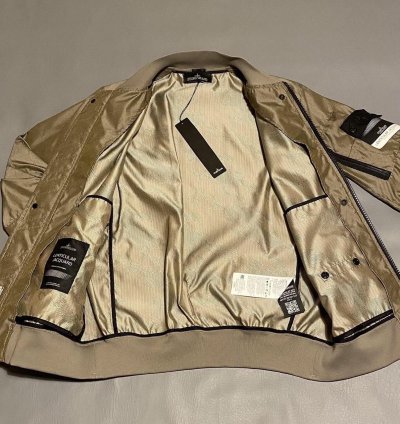 Stone Island Shadow Project Lenticular Jacquard Zip Bomber